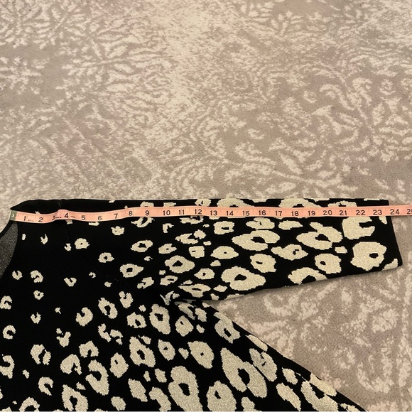 Chelsea & Theodore Festive Animal Print Dolman sleeve sweater/dress Size XL - Picture 5 of 10